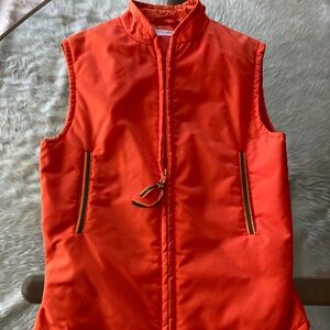 Authentic Vintage MIU MIU Bright Orange Sleeveless Vest, sz 40